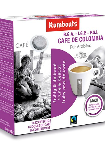Colombia Fairtrade Rombouts sooduspakk (160 pods)