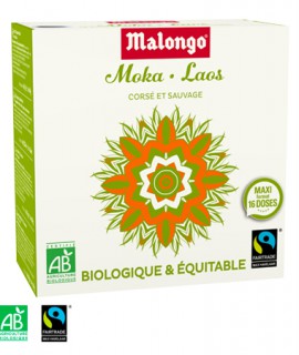 Moka Laos Bio & Fairtrade Malongo (16 pods)