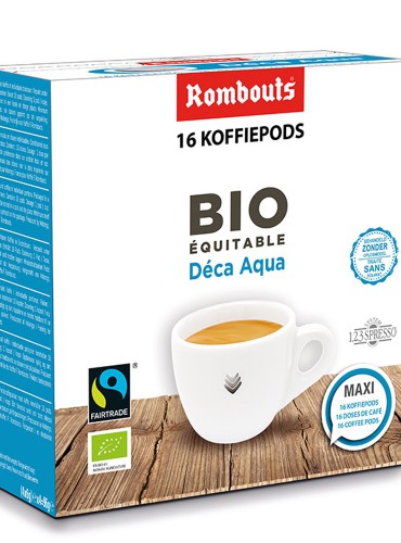 Deca Aqua Bio & Fairtrade Rombouts (16 pods)